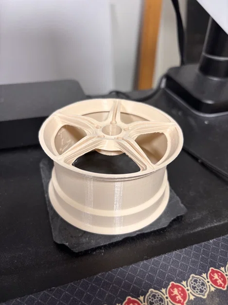 Mô hình mâm xe 5 chấu phong cách thể thao 3D - File in STL chất lượng - Image 3