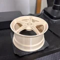 Mô hình mâm xe 5 chấu phong cách thể thao 3D - File in STL chất lượng - Thumbnail 3