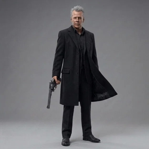 Mô hình 3D John Hartigan - Bruce Willis trong phim Sin City - Image 1