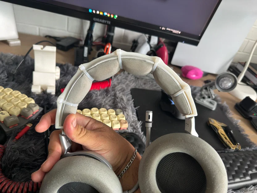 Bộ khung cố định headband cho tai nghe Corsair Virtuoso Max - Image 1