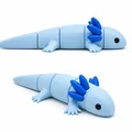 Articulated Axolotl Blue – Sinh Vật Flexi Mũm Mĩm - Thumbnail 1