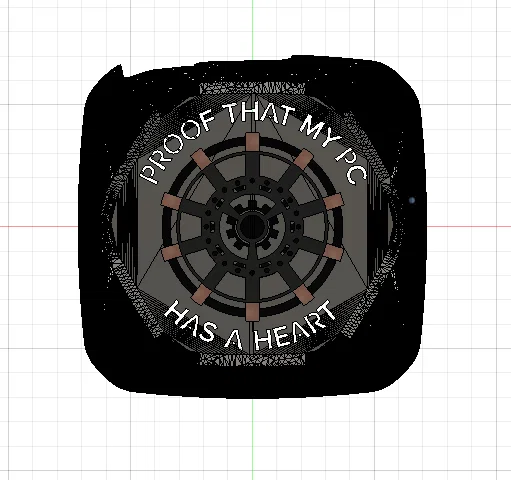 Nắp đậy pump tản nhiệt Cooler Master Elite Liquid phong cách Iron Man Arc Reactor - Image 3