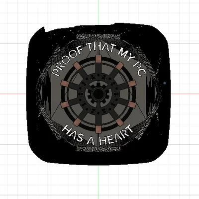 Nắp đậy pump tản nhiệt Cooler Master Elite Liquid phong cách Iron Man Arc Reactor