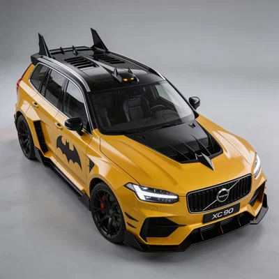 Mô hình Batmobile Volvo XC 90 3D độc đáo cho người sưu tầm