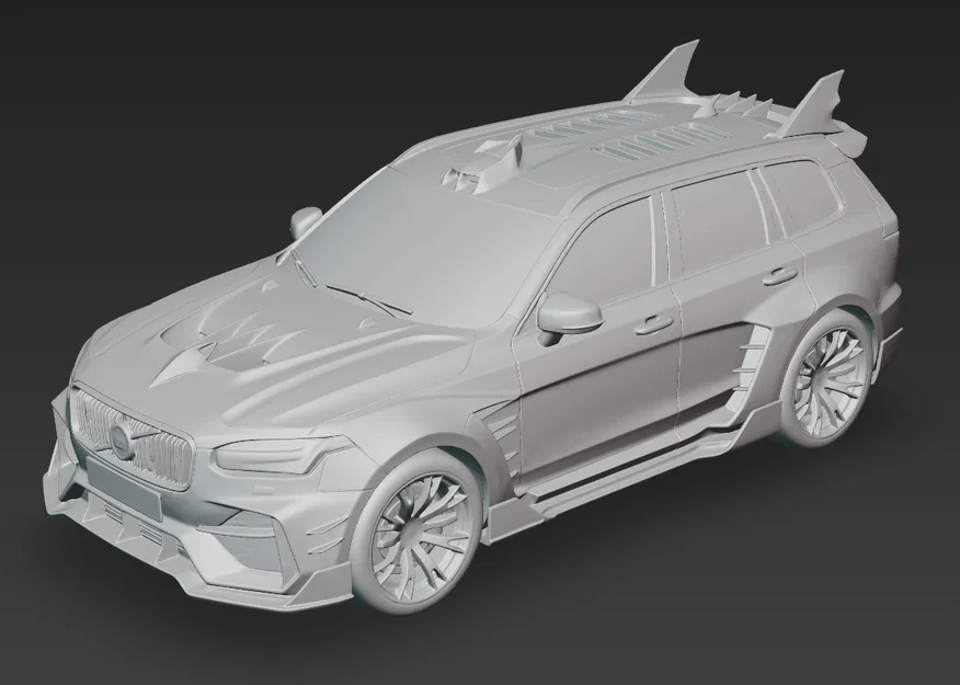 Mô hình Batmobile Volvo XC 90 3D độc đáo cho người sưu tầm - Image 2