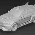 Mô hình Batmobile Volvo XC 90 3D độc đáo cho người sưu tầm - Thumbnail 2