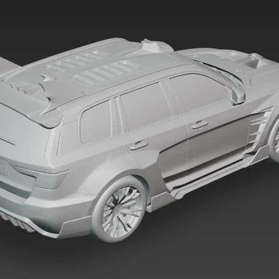 Mô hình Batmobile Volvo XC 90 3D độc đáo cho người sưu tầm