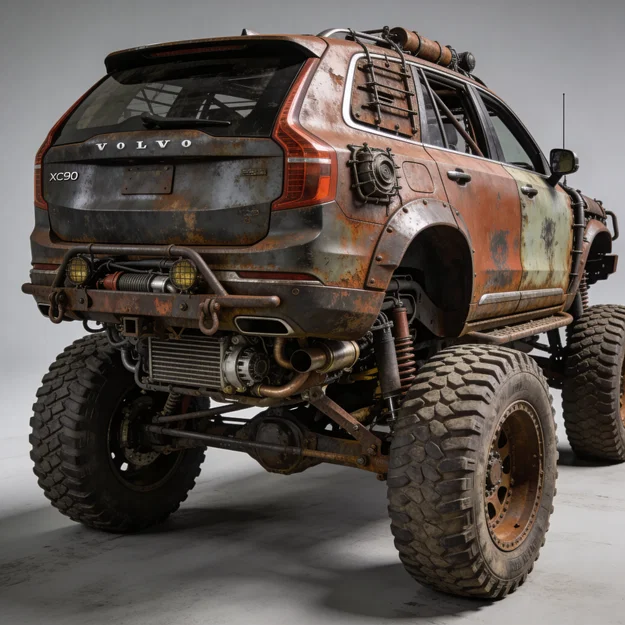 Mô hình xe Volvo XC90 phong cách Mad Max (STL 3D Print) - Image 1