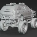 Mô hình xe Volvo XC90 phong cách Mad Max (STL 3D Print) - Thumbnail 2