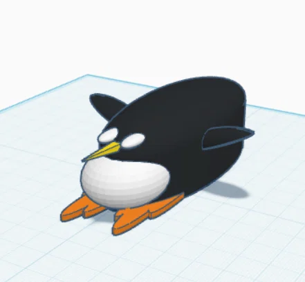 Mô hình chú chim cánh cụt Peter dễ thương dành cho máy in 3D - Image 1