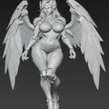 Mô hình 3D Tech Angel 2 - Thiên thần robot cực chi tiết - Thumbnail 2