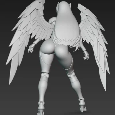 Mô hình in 3D Tech Angel 1 - Nhân vật Robot Thiên Thần tinh xảo