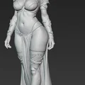 Mô hình 3D nhân vật nữ chiến binh quý phái (Beautiful Woman 1) - Thumbnail 2