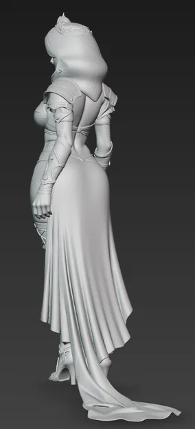 Mô hình 3D nhân vật nữ chiến binh quý phái (Beautiful Woman 1) - Image 3