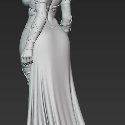 Mô hình 3D nhân vật nữ chiến binh quý phái (Beautiful Woman 1)
