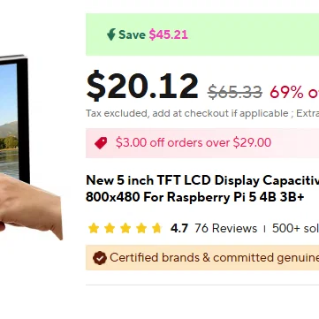 Ngàm gắn màn hình DSI cho Creality K1