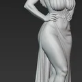 Mô hình 3D nhân vật nữ sang trọng (Beautiful Woman 2) dành cho Resin - Thumbnail 2
