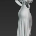 Mô hình 3D nhân vật nữ sang trọng (Beautiful Woman 2) dành cho Resin - Thumbnail 3