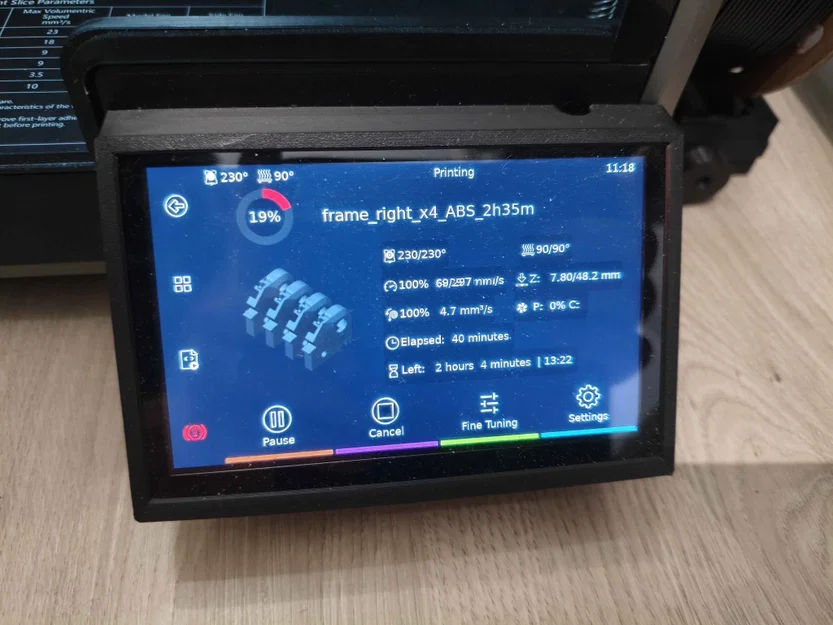 Bản remix giá đỡ màn hình DSI cho Creality K1 - Image 1