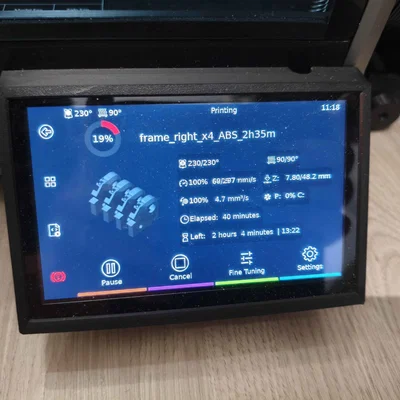 Bản remix giá đỡ màn hình DSI cho Creality K1
