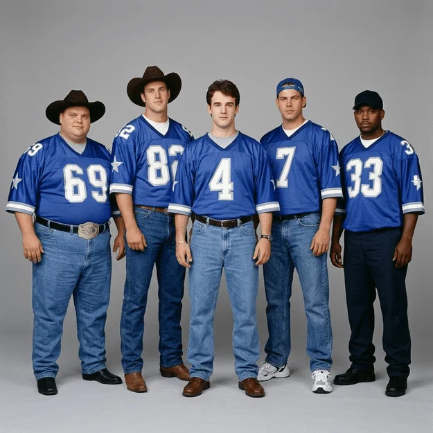 Mô hình 3D nhân vật Varsity Blues - The Team 1999 đầy hoài niệm - Image 1