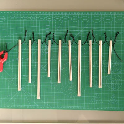 Chuông gió 10 ống (10-Flute Wind Chime)