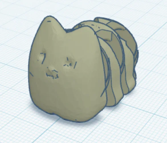 Mô hình Mèo Robot Flexi (Robo-cat Loaf) - Đồ chơi in 3D đáng yêu - Image 1