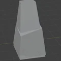 Mô hình 3D chai nước hình khối vuông độc đáo - File STL cho máy in 3D - Thumbnail 1
