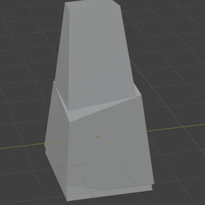 Mô hình 3D chai nước hình khối vuông độc đáo - File STL cho máy in 3D