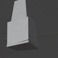 Mô hình 3D chai nước hình khối vuông độc đáo - File STL cho máy in 3D - Thumbnail 2