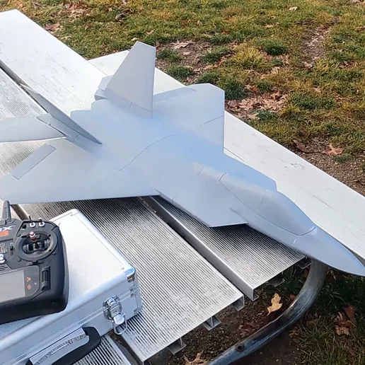 Mô hình 3D máy bay chiến đấu F-22 - Image 1
