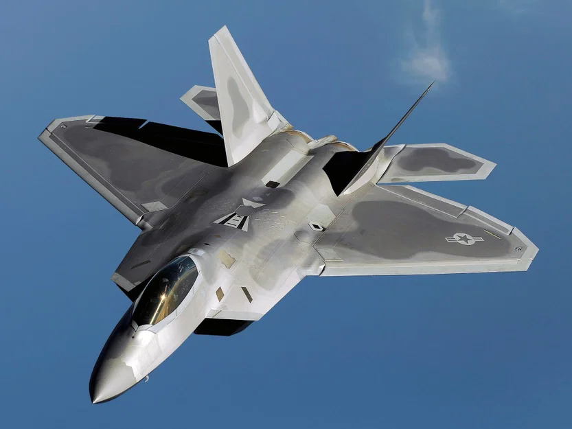 Mô hình 3D máy bay chiến đấu F-22 - Image 2