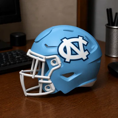 Mô hình Mũ bảo hiểm bóng bầu dục University of North Carolina Tar Heels