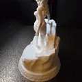 Mô hình tượng thiếu nữ đứng bên vách đá nghệ thuật in 3D - Thumbnail 2