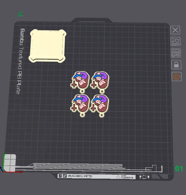 Mẫu móc khóa Mẹ và Bé kết hợp Thánh giá 3D ý nghĩa - Image 2