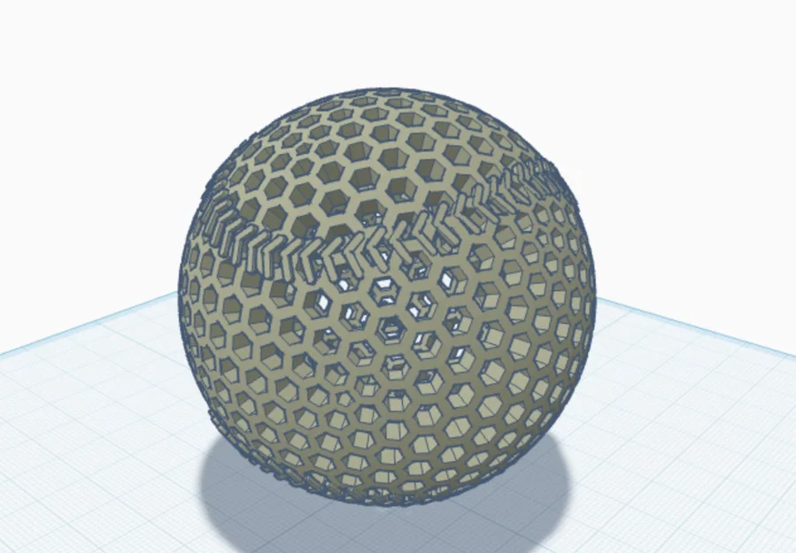 Mô hình bóng chày không ruột Airless baseball v1 - Image 3