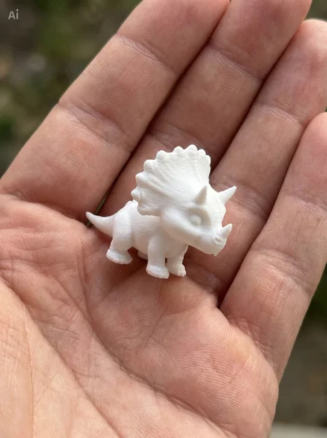 Cute Triceratops Mini – Mô hình Khủng long nhỏ đáng yêu - Image 2