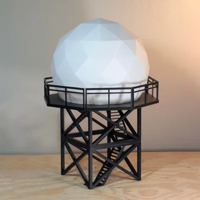 Mô hình Tháp Vòm Radar (Radome Tower)
