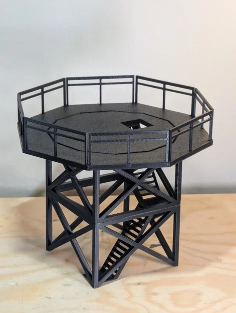 Mô hình Tháp Vòm Radar (Radome Tower) - Image 3