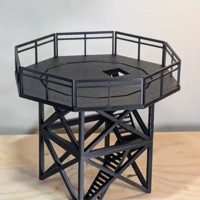 Mô hình Tháp Vòm Radar (Radome Tower)