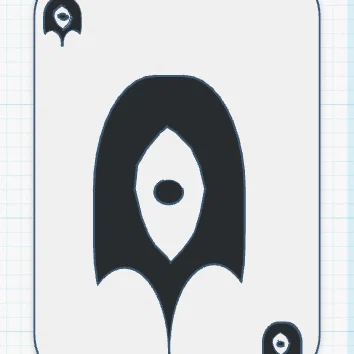 Mô hình thẻ bài Omori (Omori Playing Card) in 3D độc đáo
