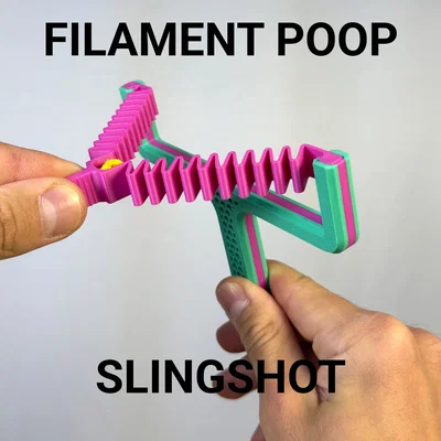 Ná thun bắn nhựa thừa (Filament Poop Slingshot)