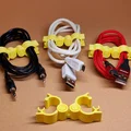Kẹp giữ dây cáp với cơ chế bấm đôi in liền khối - Thumbnail 2