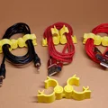 Kẹp giữ dây cáp với cơ chế bấm đôi in liền khối - Thumbnail 3