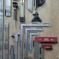 Bộ giá treo tường nam châm cho dụng cụ đo đạc: thước, thước kẹp, ke vuông, thước đo góc - Thumbnail 5