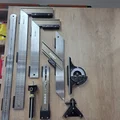 Bộ giá treo tường nam châm cho dụng cụ đo đạc: thước, thước kẹp, ke vuông, thước đo góc - Thumbnail 6