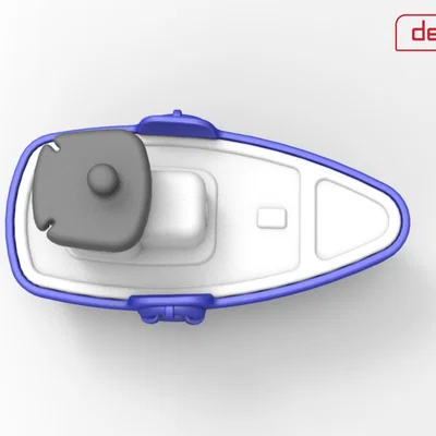 Mô hình tàu thủy Gro Boat - Đồ chơi in 3D sáng tạo cho bé