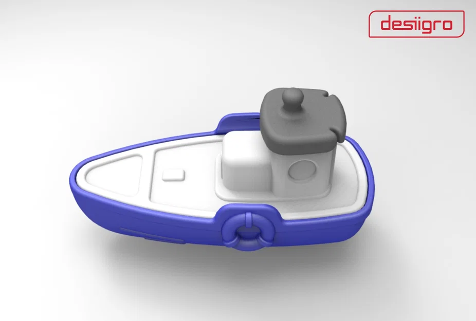 Mô hình tàu thủy Gro Boat - Đồ chơi in 3D sáng tạo cho bé - Image 4