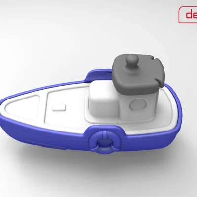 Mô hình tàu thủy Gro Boat - Đồ chơi in 3D sáng tạo cho bé