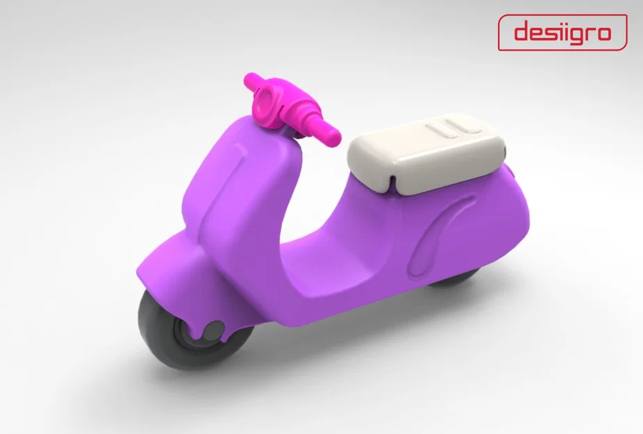 Mô hình đồ chơi lắp ráp Gro Scooter in 3D cho bé - Image 1